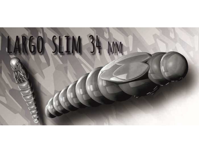 Gumená nástraha Largo Slim 34mm 12ks